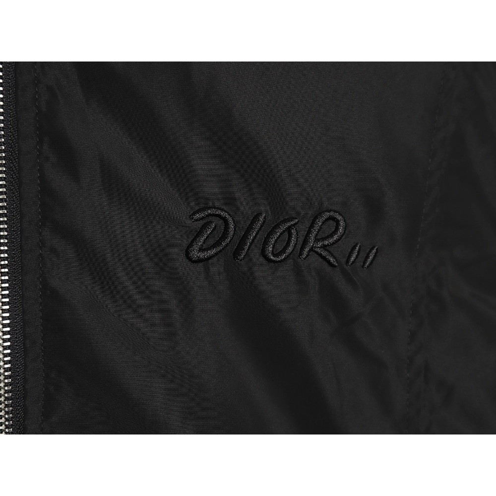 Dior embroidered letters small wasp hooded jacket,Dior Jacket,Jacket,APPAREL