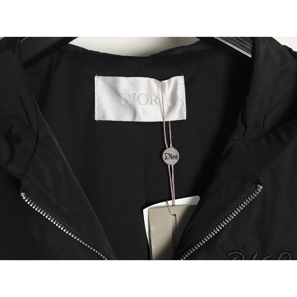 Dior embroidered letters small wasp hooded jacket,Dior Jacket,Jacket,APPAREL