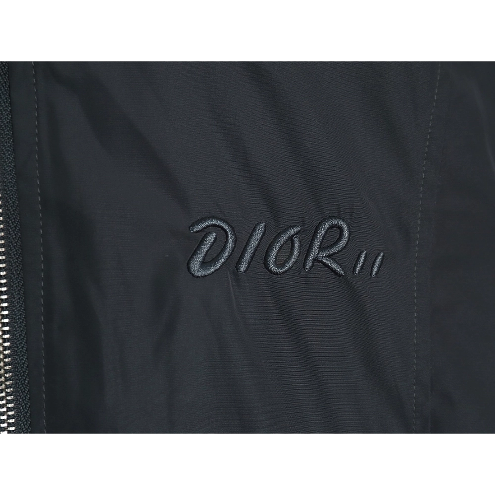 Dior embroidered letters small wasp hooded jacket,Dior Jacket,Jacket,APPAREL