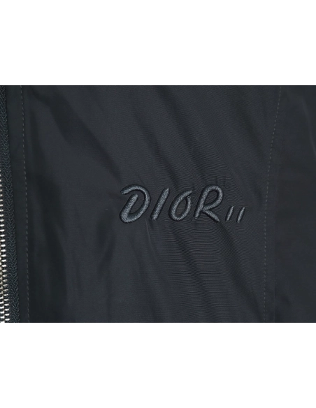Dior embroidered letters small wasp hooded jacket,Dior Jacket,Jacket,APPAREL