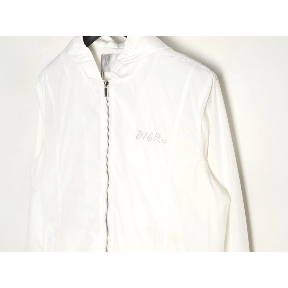 Dior embroidered letters small wasp hooded jacket,Dior Jacket,Jacket,APPAREL