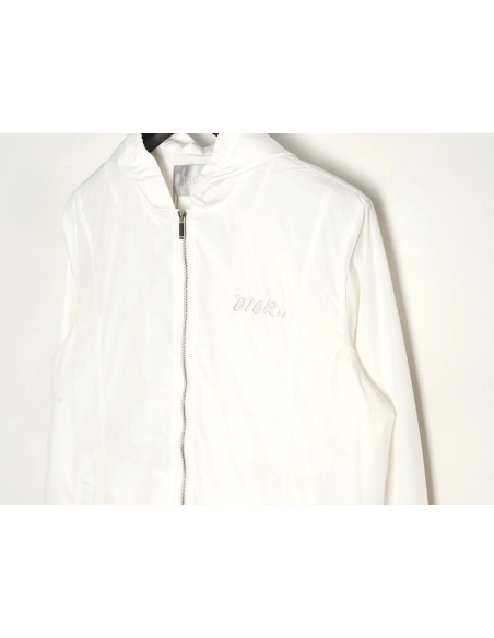 Dior embroidered letters small wasp hooded jacket,Dior Jacket,Jacket,APPAREL