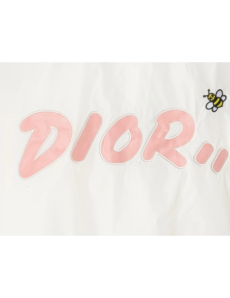 Dior embroidered letters small wasp hooded jacket,Dior Jacket,Jacket,APPAREL