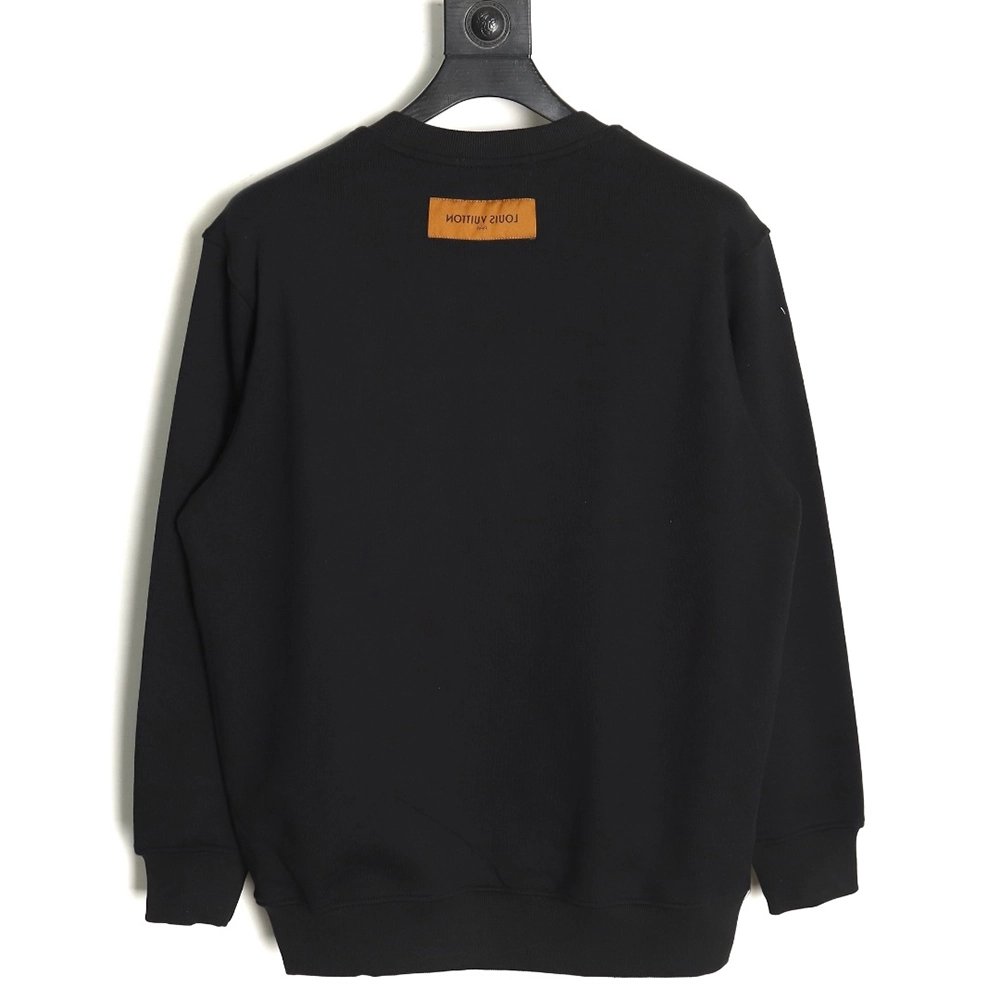 Louis Vuitton threeflower crewneck sweatshirt,Louis Vuitton Sweatshirt,Low Price High quality,legit seller