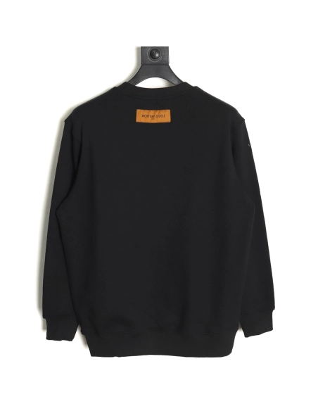 Louis Vuitton threeflower crewneck sweatshirt,Louis Vuitton Sweatshirt,Low Price High quality,legit seller