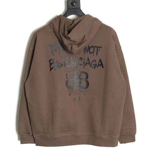 Balenciaga spoof graffiti letter logo print hooded sweatshirt,Fear of God Sweatshirt,Low Price High quality,legit seller
