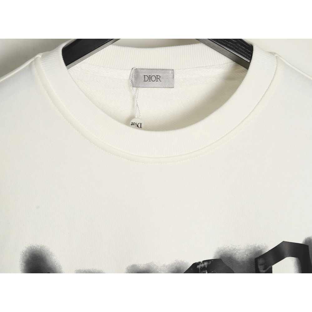 Dior graffiti lettering crew neck sweatshirt,Dior Sweatshirt,Low Price High quality,legit seller