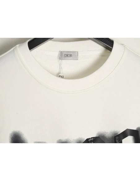 Dior graffiti lettering crew neck sweatshirt,Dior Sweatshirt,Low Price High quality,legit seller