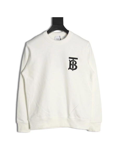 Burberry classic TB letter crew neck sweatshirt,Burberry Sweatshirt,Low Price High quality,legit seller