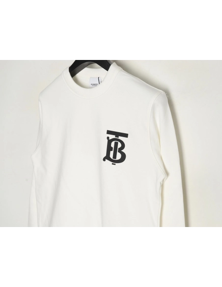 Burberry classic TB letter crew neck sweatshirt,Burberry Sweatshirt,Low Price High quality,legit seller