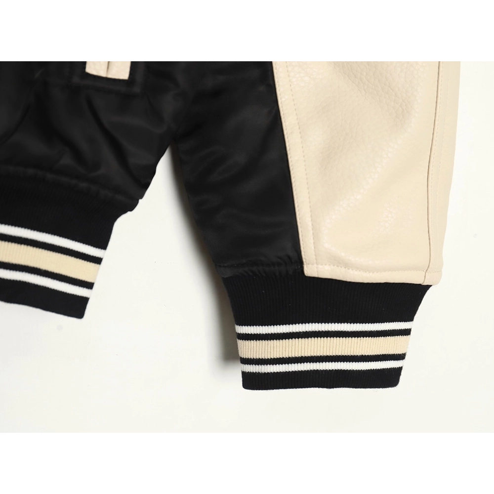 Louis Vuitton contrast color stitching baseball jacket,Louis Vuitton Jacket,Jacket,APPAREL