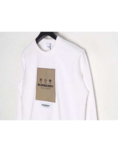 Burberry patch logo crewneck sweatshirt,Burberry Sweatshirt,Low Price High quality,legit seller