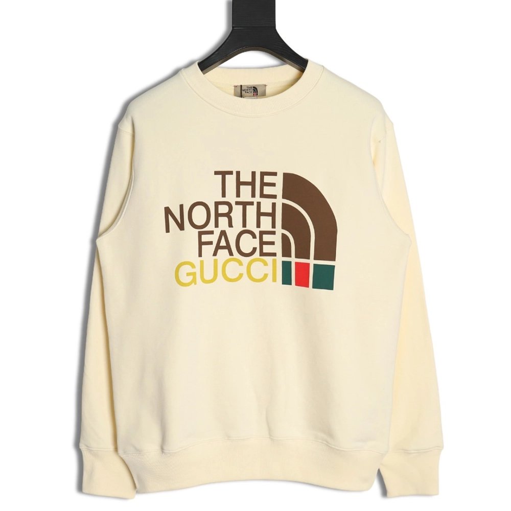 Gucci and The North Face joint printed hooded sweatshirt,Gucci Sweatshirt,Low Price High quality,legit seller