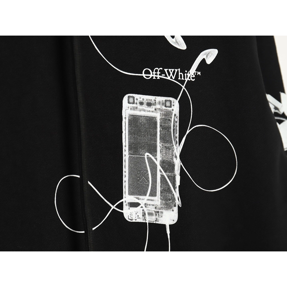 Off white splash ink arrow twill oil painting graffiti hoodie,Off White Hoodie,Hoodie,APPAREL