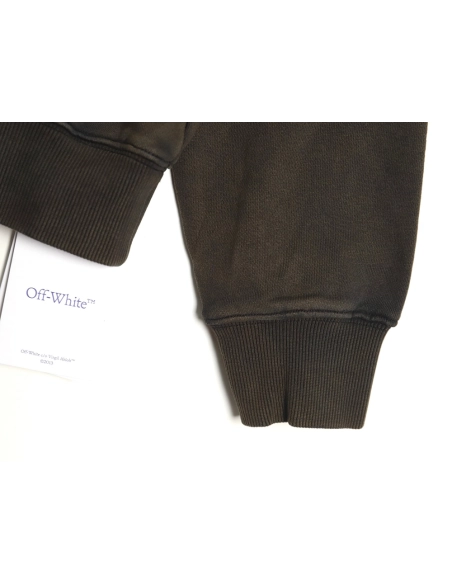 Off white washed religious hoodie,Off White Hoodie,Hoodie,APPAREL