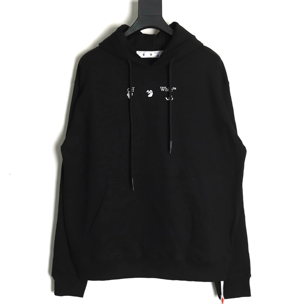 Off white red and gray melted arrow hoodie,Off White Hoodie,Hoodie,APPAREL