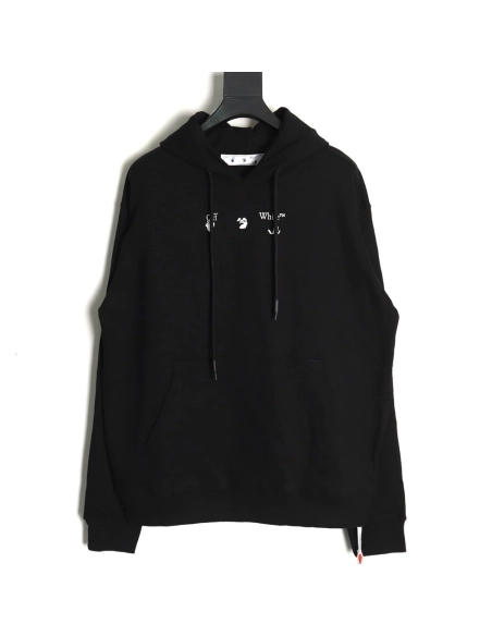 Off white red and gray melted arrow hoodie,Off White Hoodie,Hoodie,APPAREL