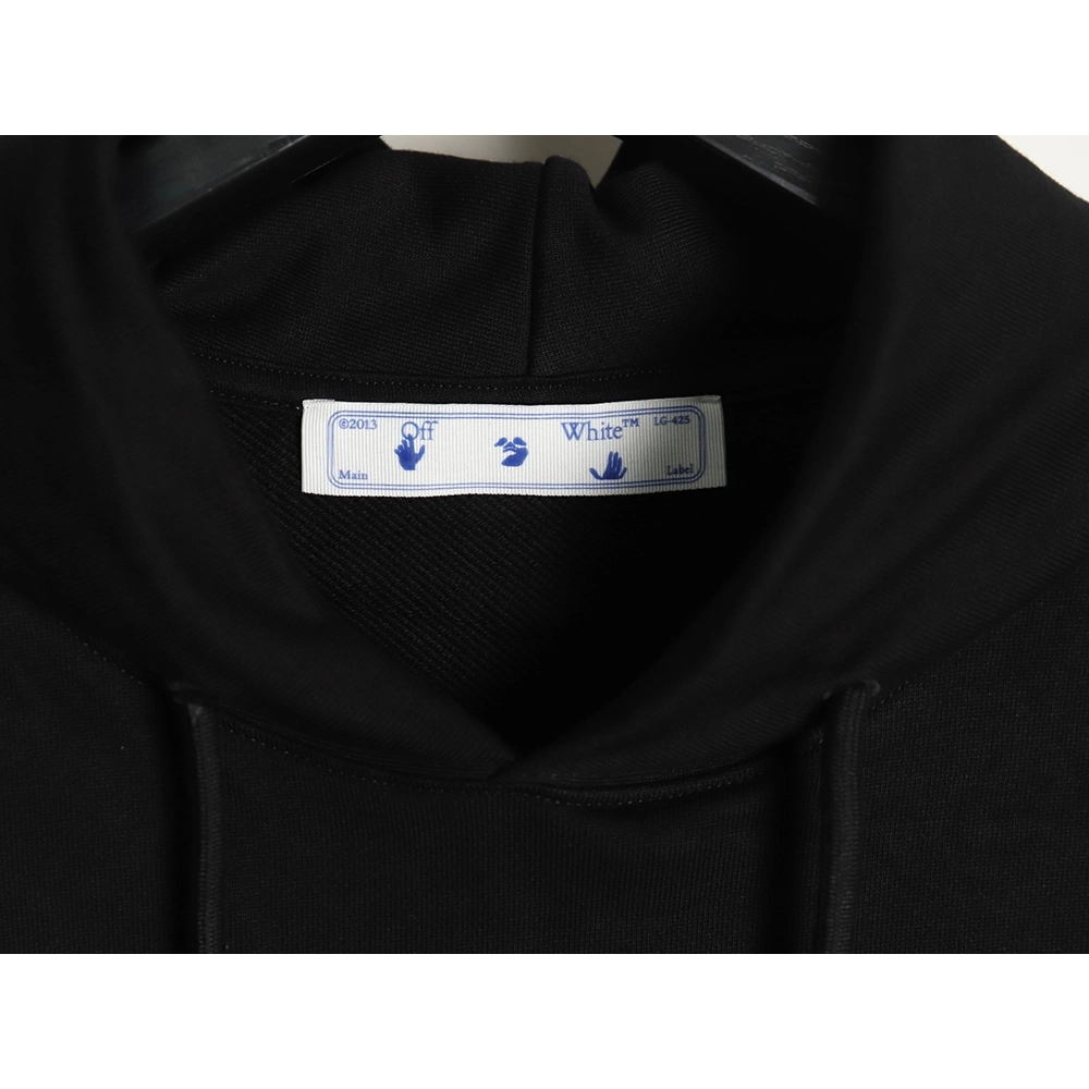 Off white red and gray melted arrow hoodie,Off White Hoodie,Hoodie,APPAREL