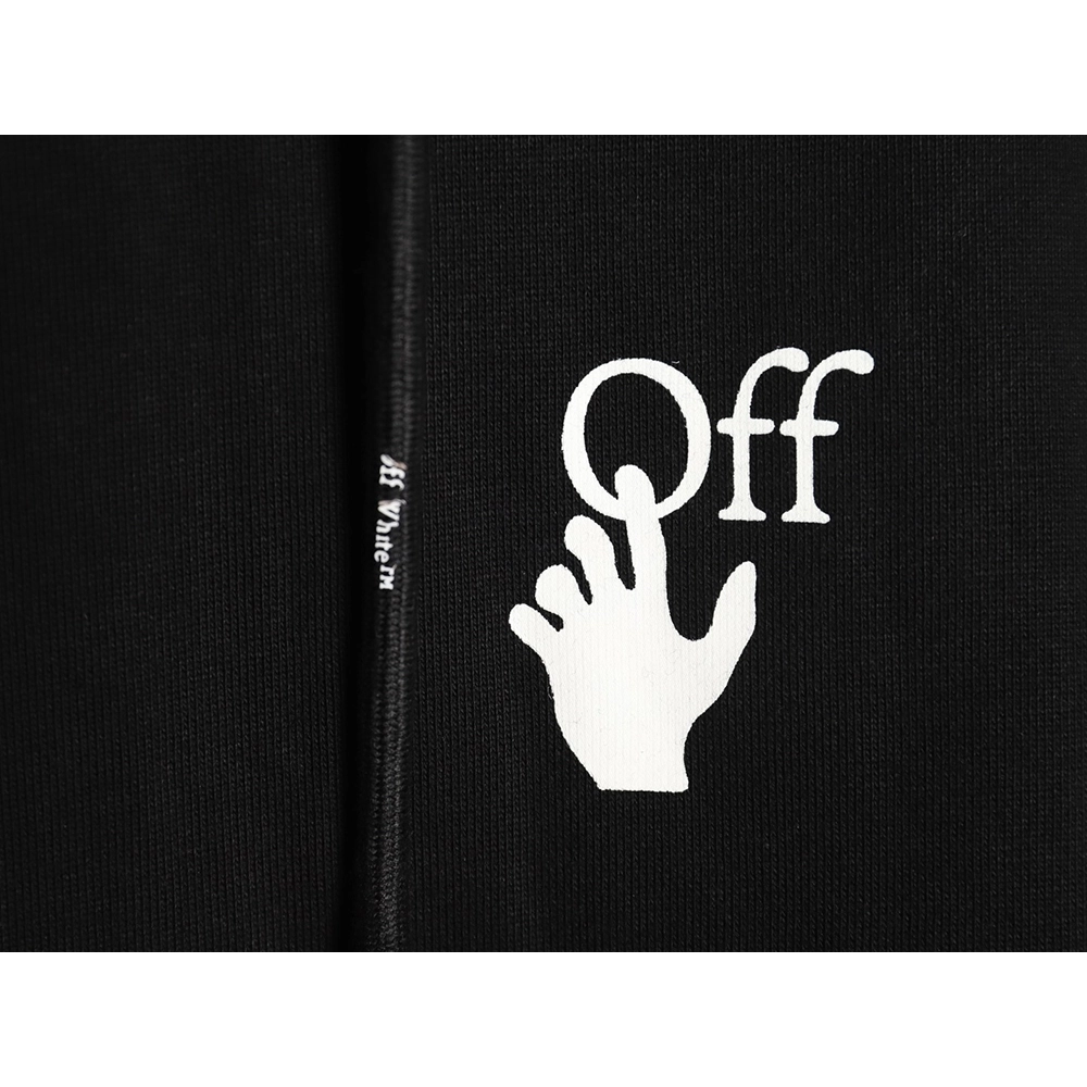 Off white Caravaggio black and white religious hoodie,Off White Hoodie,Hoodie,APPAREL