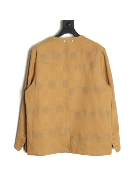 Louis Vuitton Pharrell cobranded checkerboard pattern jacket,Louis Vuitton Jacket,Jacket,APPAREL