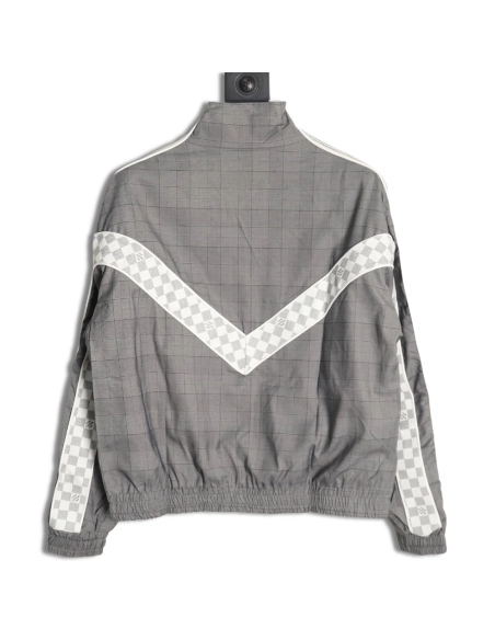 Louis vuitton wool check webbing waist jacket,Louis Vuitton Jacket,Jacket,APPAREL