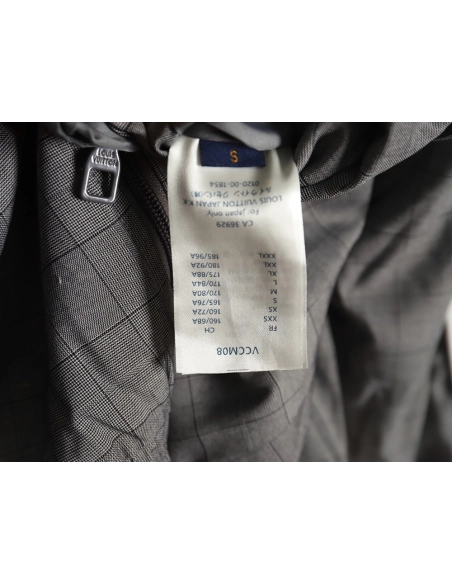 Louis vuitton wool check webbing waist jacket,Louis Vuitton Jacket,Jacket,APPAREL