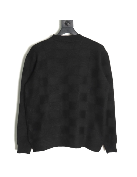 Louis Vuitton Checkerboard Pin Crewneck Sweater,Louis Vuitton Sweatshirt,Low Price High quality,legit seller