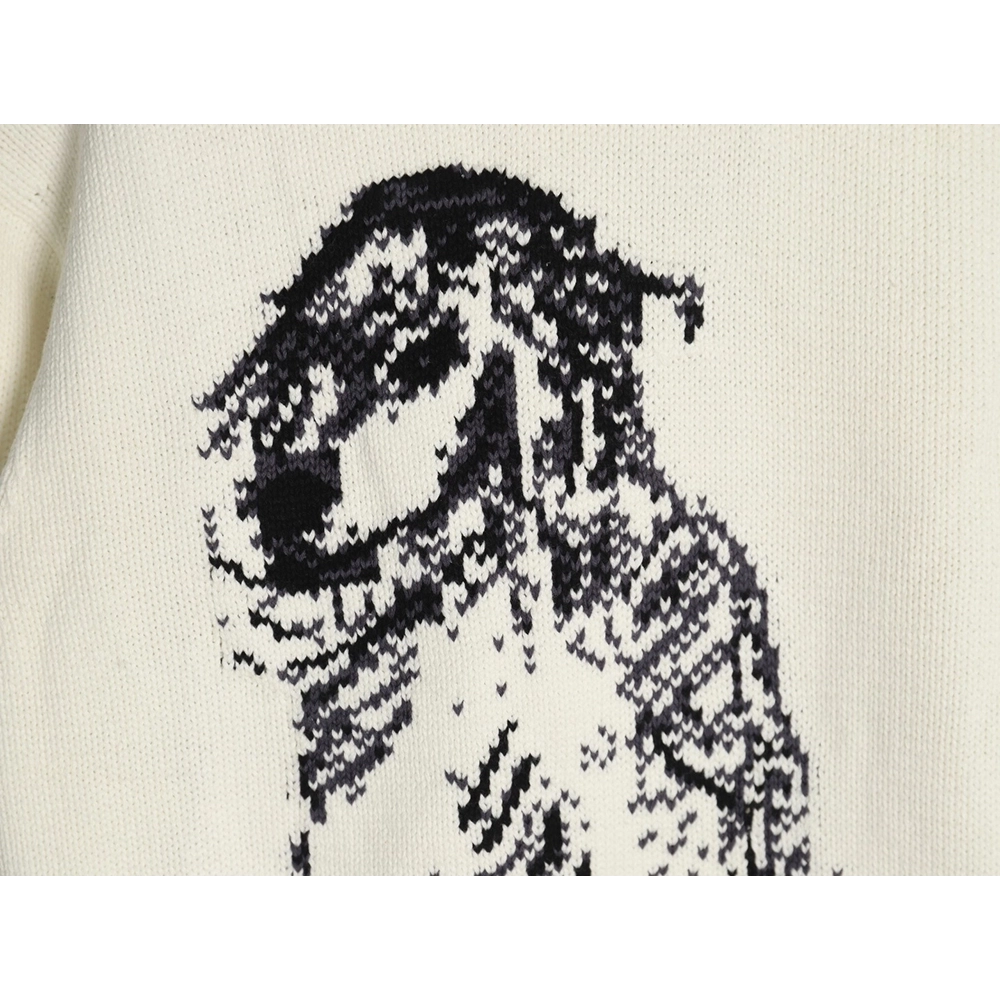 Dior sketch dog knitted sweater,Dior Sweatshirt,Low Price High quality,legit seller