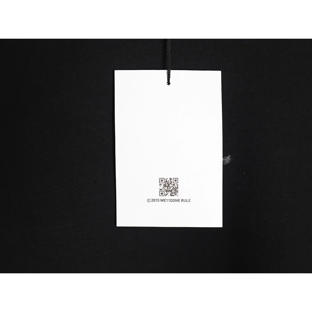 We11 done chest W printed velvet round neck sweatshirt,We11done Sweatshirt,Low Price High quality,legit seller