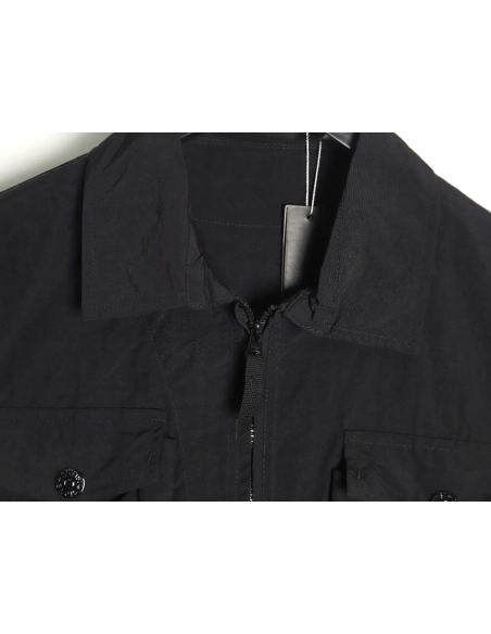 Stone Islands Arm Badge MultiPocket ZipUp Jacket,Stone Island Jacket,Jacket,APPAREL