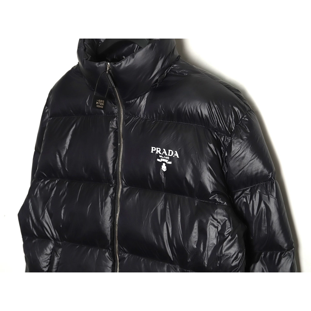 Prada glossy printed bread down jacket,Prada Jacket,Jacket,APPAREL