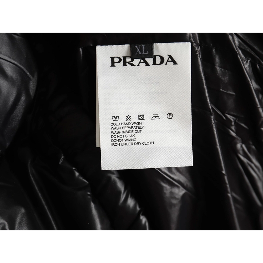 Prada glossy printed bread down jacket,Prada Jacket,Jacket,APPAREL