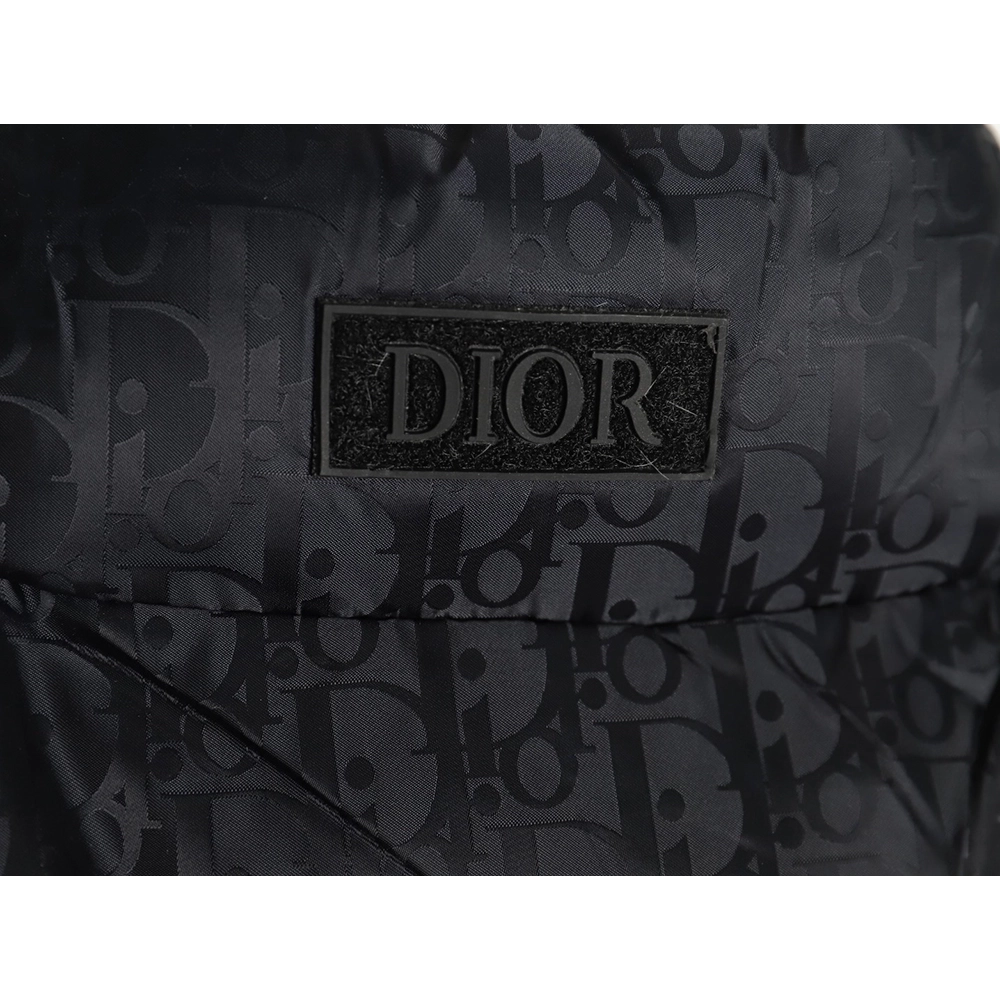 Dior full print dark pattern old flower down vest,Dior Jacket,Jacket,APPAREL