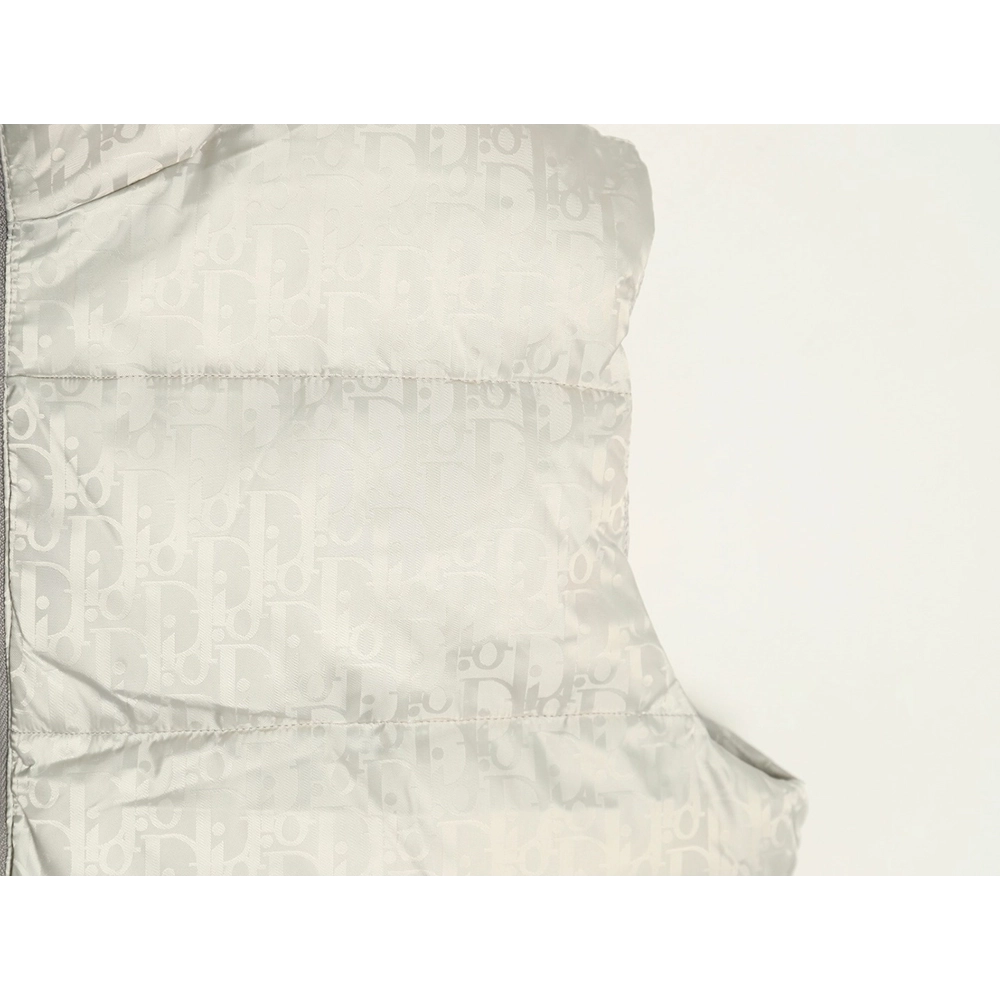 Dior full print dark pattern old flower down vest,Dior Jacket,Jacket,APPAREL