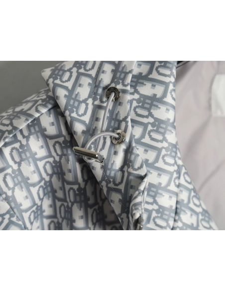 Dior all over print presbyopia hooded jacket,Dior Hoodie,Hoodie,APPAREL