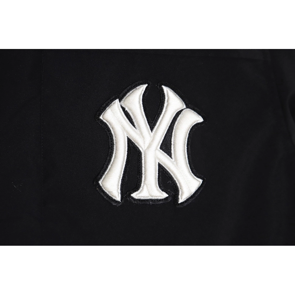 MLB embroidered logo fur collar hooded down jacket,MLB Jacket,Jacket,APPAREL