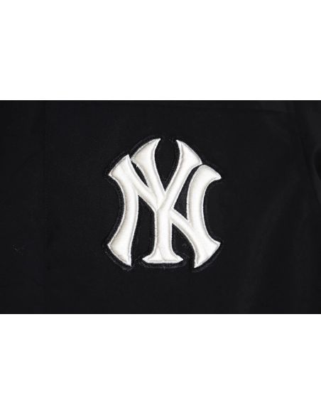 MLB embroidered logo fur collar hooded down jacket,MLB Jacket,Jacket,APPAREL
