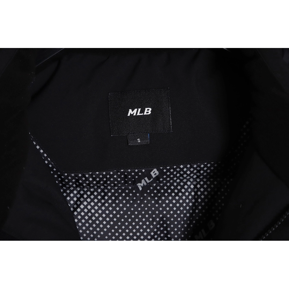 MLB embroidered logo fur collar hooded down jacket,MLB Jacket,Jacket,APPAREL