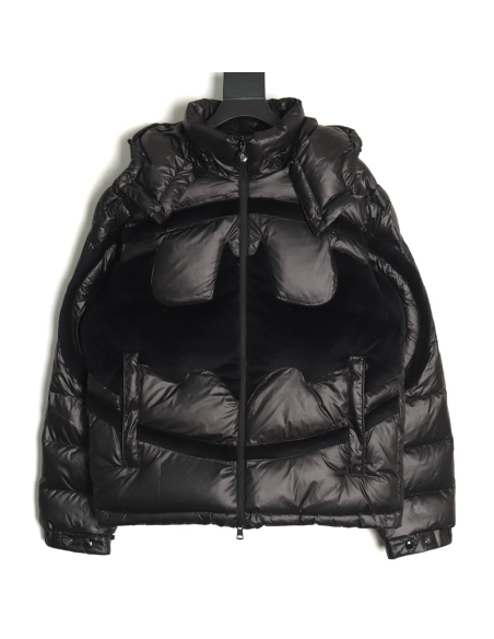 Moncler Batman logo down jacket,Moncler Jacket,Jacket,APPAREL