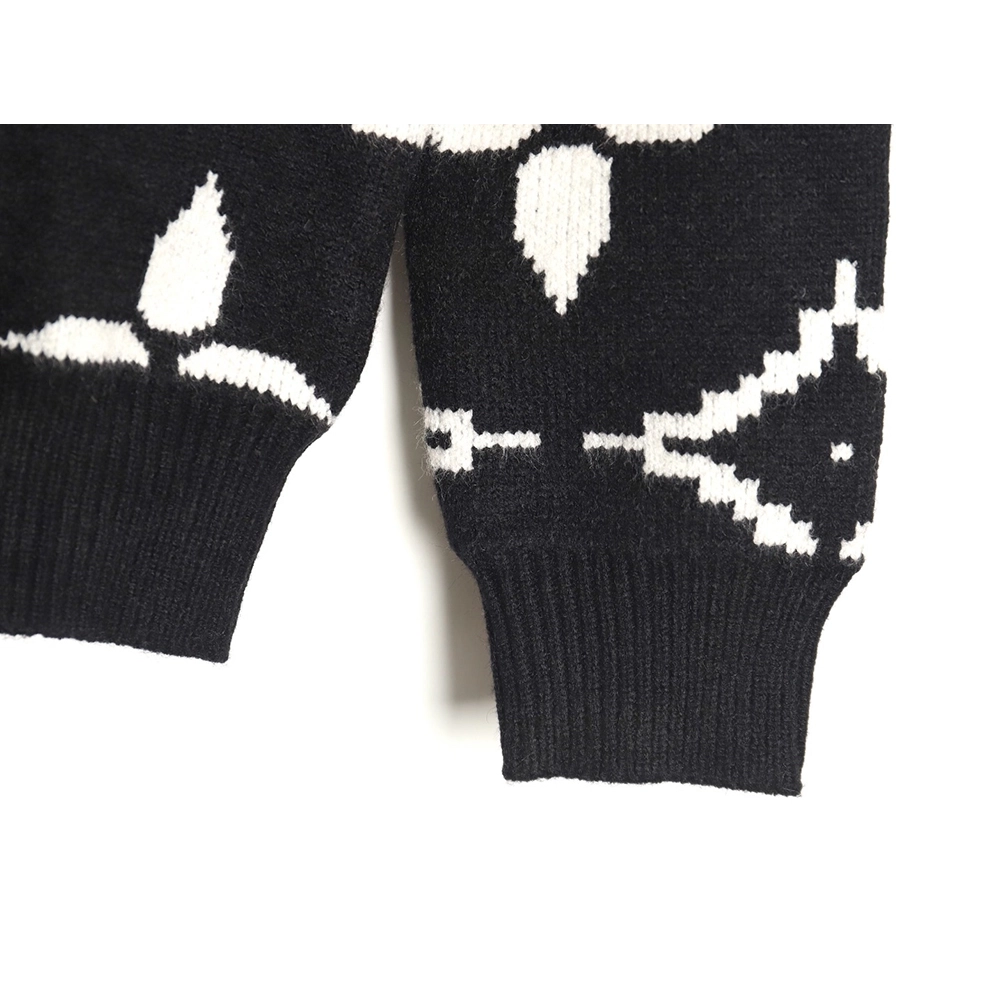 Louis vuitton presbyopia allover print doublethread jacquard sweater,buy cheap,low price and discount Louis Vuitton