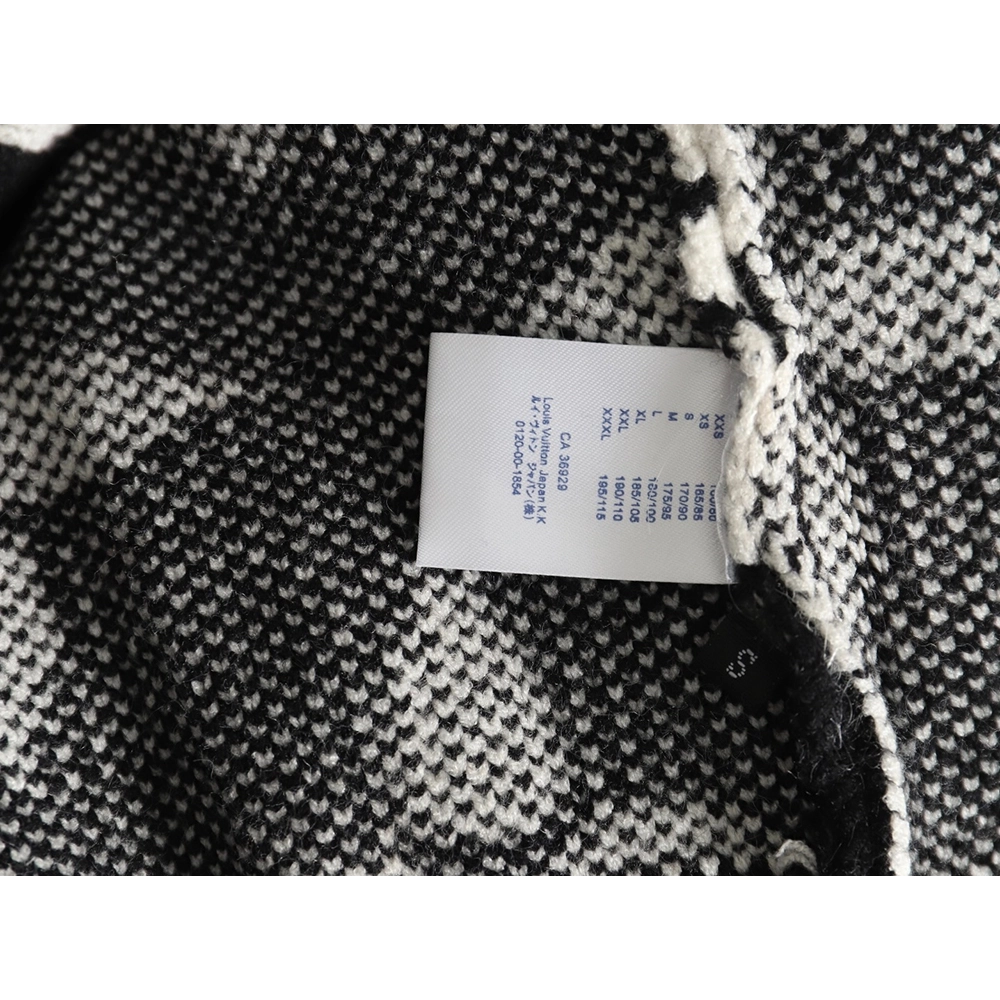 Louis vuitton presbyopia allover print doublethread jacquard sweater,buy cheap,low price and discount Louis Vuitton