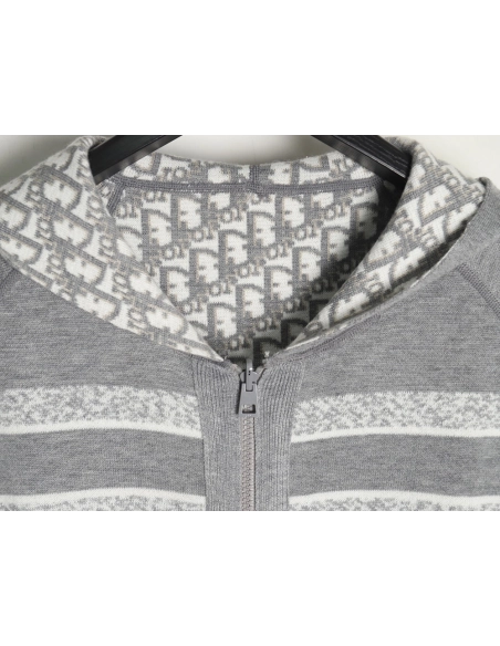 Dior presbyopia jacquard knitted cashmere doublesided jacket,buy cheap,low price and discount Dior