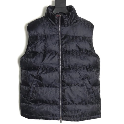 Dior full print old flower down vest,buy cheap,low price and discount Dior