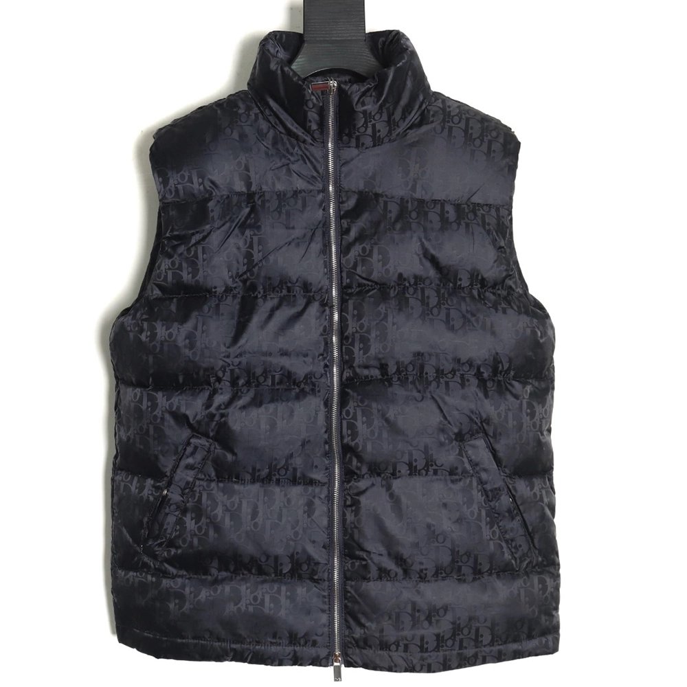 Dior full print old flower down vest,buy cheap,low price and discount Dior