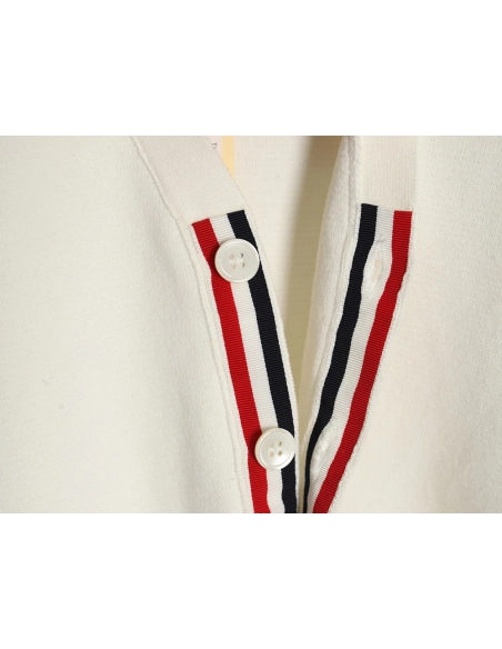 Thom Browne Classic FourBar FiveButton Cardigan,buy cheap,low price and discount Thom Browne