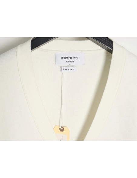 Thom Browne Classic FourBar FiveButton Cardigan,buy cheap,low price and discount Thom Browne