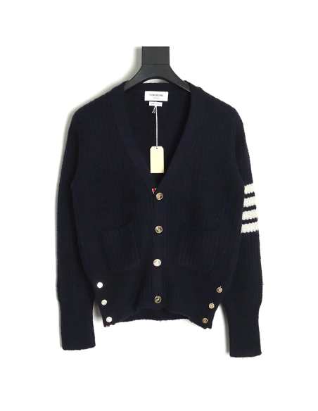 Thom Browne thickened ingot needle sweater cardigan,buy cheap,low price and discount Thom Browne