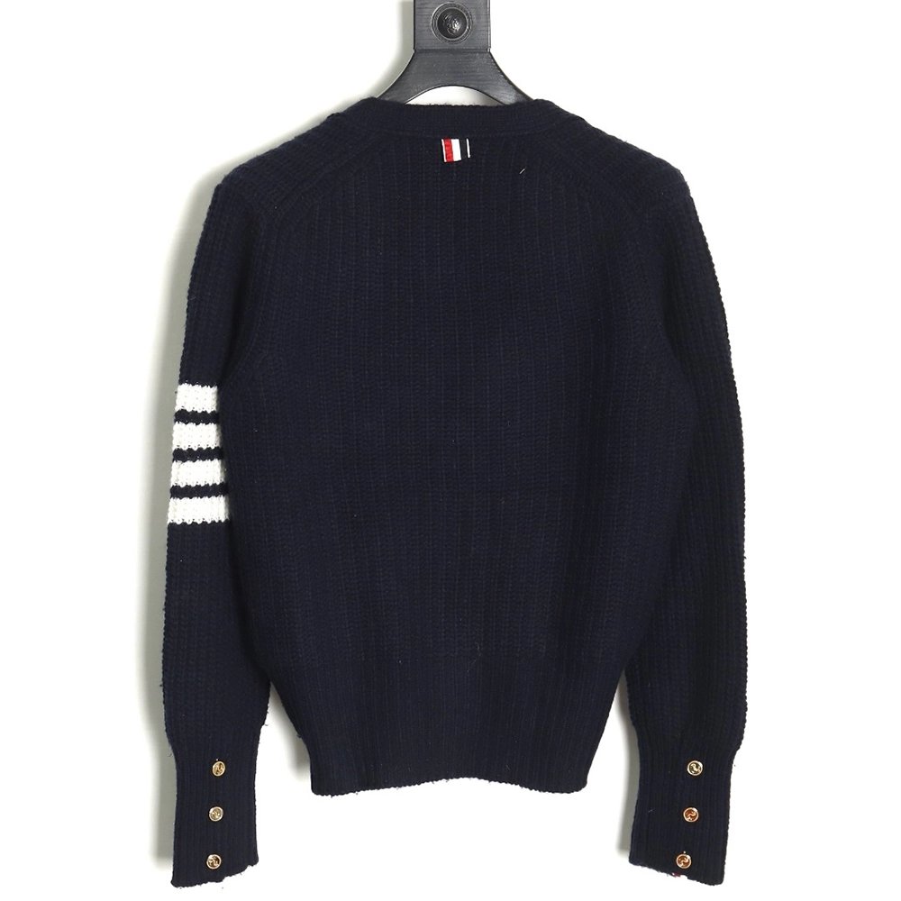 Thom Browne thickened ingot needle sweater cardigan,buy cheap,low price and discount Thom Browne