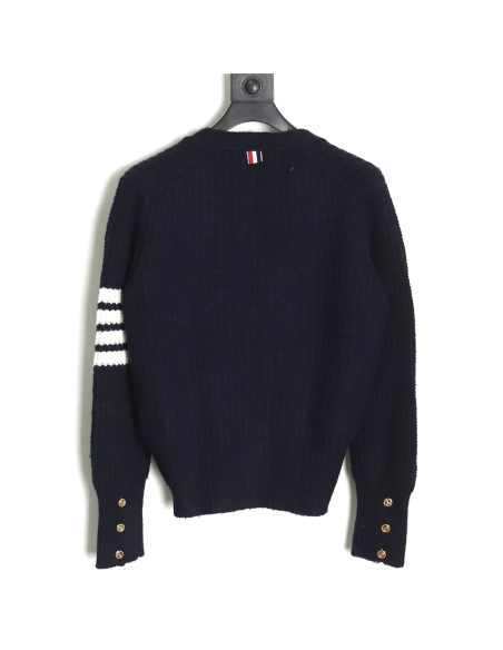 Thom Browne thickened ingot needle sweater cardigan,buy cheap,low price and discount Thom Browne