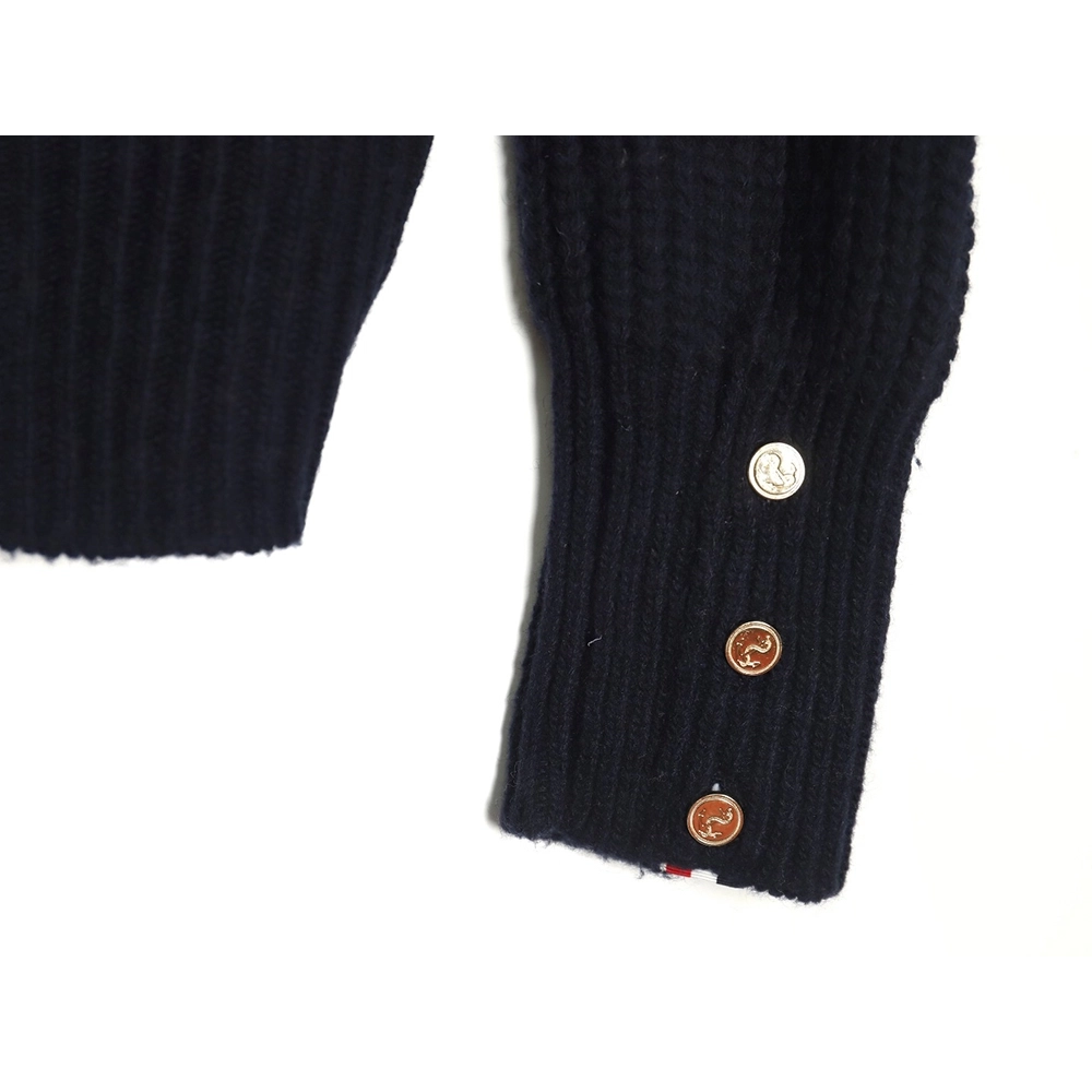 Thom Browne thickened ingot needle sweater cardigan,buy cheap,low price and discount Thom Browne